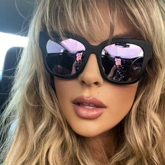 Diff Eyewear Accessories - DIFF Bella II Oversized Designer Square Sunglasses for Women UV400 Protection